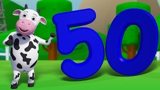 Numbers Song 1 to 50  Learn Counting Numbers  3D Nursery Rhymes For Kids by Farmees [upl. by Eibrik]