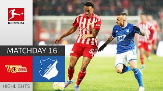 Union Berlin  TSG Hoffenheim 31  Highlights  Matchday 16 – Bundesliga 202223 [upl. by Rabush588]