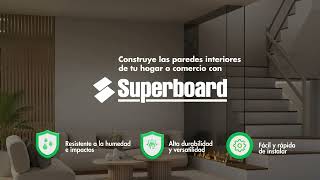 La construcción de paredes interiores evoluciona con Superboard Paredes [upl. by Arlene]