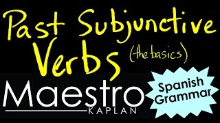 PAST SUBJUNCTIVE How to form conjugate verbs in IMPERFECT SUBJUNCTIVE [upl. by Jerol]