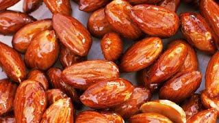 Crunchy Sugar Roasted AlmondsCaramelized AlmondsCandy Almonds [upl. by Alhan]