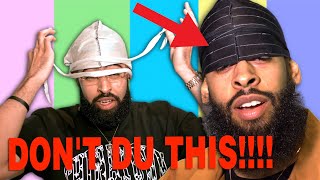 How NOT to Tie a Durag Tutorial [upl. by Aramak]