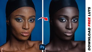 Easiest Way to Retouch amp Color Grade HighEnd Photos in Photoshop  Free LUTs Guide [upl. by Maxy]