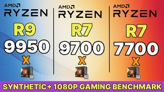 R9 9950X VS R7 9700X i9 14900K VS R7 7700X  Zen5 9950X Ryzen 9000 series benchmark [upl. by Lleraj904]