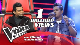 Achinthya Sahan  Teri Deewani  Blind Auditions  The Voice Sri Lanka [upl. by Jeannette]