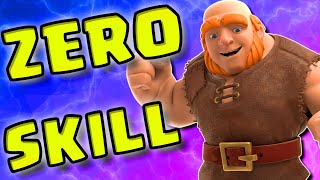 NO SKILL Giant Graveyard is BACK  Clash Royale [upl. by Asilec482]