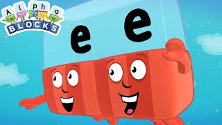 Back to School  Long Vowels ae ay and ee  Learn to Read  officialalphablocks [upl. by Margaret799]