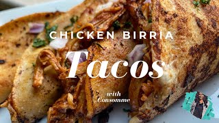 CROCKPOT CHICKEN BIRRIATACOS 🌮 amp CONSOMMÉ RECIPE  MY WAY  EASY TUTORIAL [upl. by Amata]