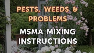 MSMA Mixing Instructions [upl. by Furey476]