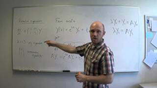 ODE  Repeated eigenvalues explanation and example [upl. by Gallagher]