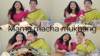 Ngashidi mama macha ga mukbang 😋😋 manipuri mukbang [upl. by Otrevlig]