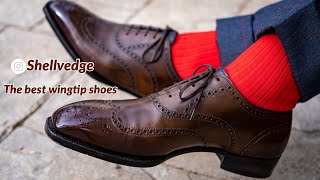 Review Video  The Best Wingtip Oxford shoes Antonio Meccariello Lucius Wholecut Brogues [upl. by Eelsew]