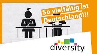 Diversity So vielfältig ist Deutschland Zahlen amp Fakten [upl. by Ayhay]