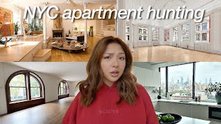 NYC apartment hunting touring the BEST apartments in New York City [upl. by Garrott]