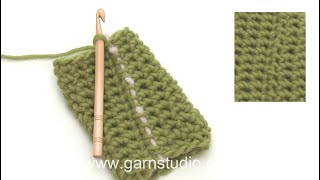 How to crochet a single crochet sc US  double crochet dc UK in the round [upl. by Atteirneh]