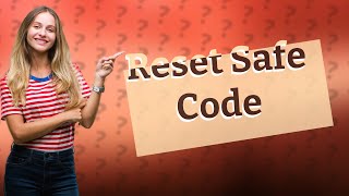 How to reset safe code if forgotten sentry safe [upl. by Saimerej420]