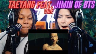 TAEYANG  VIBE feat Jimin of BTS MV reaction [upl. by Leakcim]