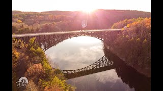 DJI Mavic Mini 27k Test Footage  French Kings Bridge Massachusetts [upl. by Lynad839]