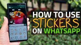 WhatsApp Stickers How to Download and Send [upl. by Gerianna948]