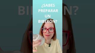 ¿Sabes preparar un biberón lactancia artificial bebe [upl. by Ubana]