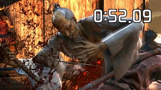 Sekiro  Isshin Ashina 05209 Reflection Boss Speedrun [upl. by Llenroc468]