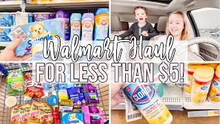 COME COUPON WITH ME AT WALMART 🔥 All For Less Than 5 [upl. by Eibloc393]