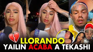 🚨UN LION FEO YAILIN LLORANDO ACABA CON TEKASHI [upl. by Bing1]