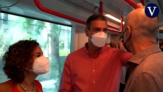 Sánchez ha visitado el proyecto de ampliación del Metrocentro de Sevilla [upl. by Lepp]