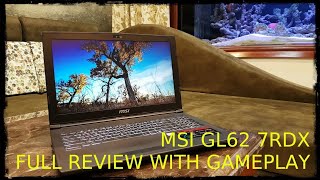 MSI GL62 7RDX  FULL REVIEW WITH GAMING TEST IN FULL HD [upl. by Anoiek]