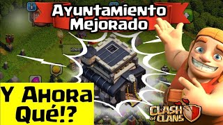 Ayuntamiento NIVEL 9¿Y Ahora Qué CLASH OF CLANS Que Mejorar PRIMERO en TH9 ▲ SUBIENDO [upl. by Annawek226]