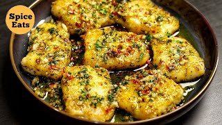 LEMON BUTTER GARLIC FISH RECIPE  GRILLED FISH IN LEMON BUTTER SAUCE [upl. by Ahsuas]