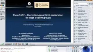 The eOSCE  Streamlining practical skills assessments for large student groups [upl. by Ezirtaeb]