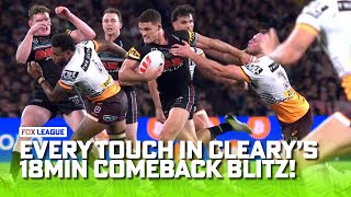 Every touch from the Nathan Cleary led comeback  2023 NRL Grand Final  Fox League [upl. by Solana]