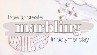 How to Create Marbled Polymer Clay Technique for Earrings 2 Method Tutorial Marbling for Beginners [upl. by Odnalor768]