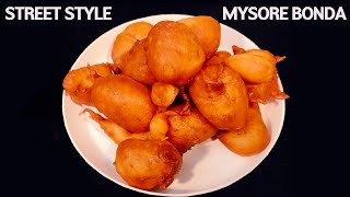 Street Style Mysore Bonda with Secret Tips How 2 make Soft amp Spongy Mysore Bonda viral streetfood [upl. by Bussy800]