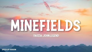 MINEFIELDS  FAOUZIA amp JOHN LEGEND LYRICS [upl. by Aierbma]