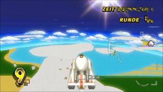 MKWii HD Custom Track  Volcanic Skyway made by BigOto RC3 [upl. by Asilec757]