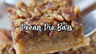 Pecan Pie Bars [upl. by Odlaumor804]