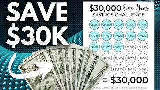 Save 30000 In ONE YEAR Biweekly Savings Challenge [upl. by Piwowar846]