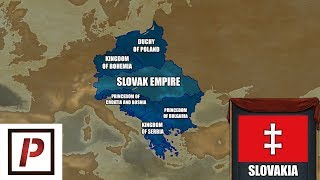 EU4  Timelapse  Slovak Empire [upl. by Yerroc]