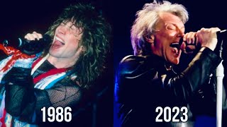 Bon Jovi  Livin’ On A Prayer LIVE Through The Years [upl. by Jsandye]