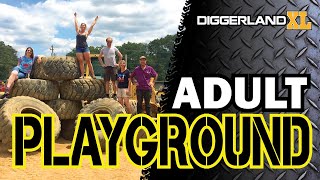 Diggerland XL Operate Construction Equipment for ADULTS [upl. by Oznola]