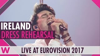 Ireland Brendan Murray “Dying To Tryquot semifinal 2 dress rehearsal  Eurovision 2017 [upl. by Southard]