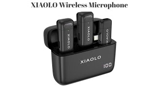 XIAOLO Wireless Lavalier Microphone Unboxing and Demo [upl. by Lash506]