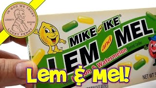 Mike and Ike  Lem and Mel Lemon amp Watermelon Flavored Candies  USA Candy Tasting [upl. by Wolfgram]