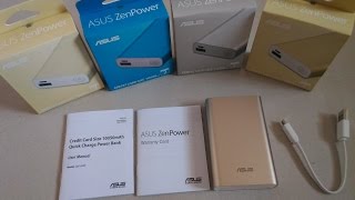 Asus ZenPower 10050mAh PowerBank Unboxing [upl. by Anahgem]