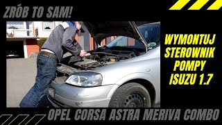 Porady Jak wymontować sterownik pompy wtryskowej Opel 17 isuzu dti di Astra Corsa Meriva Combo [upl. by Ogirdor228]