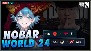 🔴 Nobar Mbah Faker T1 vs TES  Official World2024 Costream Swiss Stages [upl. by Beatty]