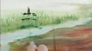 How to Paint Landscapes  How to Paint a Tree into a Landscape Painting [upl. by Darline615]