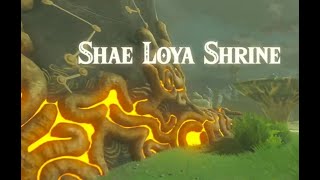 Shae Loya Shrine Location and Walkthrough Zelda BOTW Breath Of The Wild [upl. by Mareah]